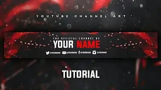 How to make a YouTube channel art on android! By VozzDZN