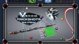 Venom Trickshots Win Streak Ring | Heist Gateway Cue MAX | 8 Ball Pool Lover