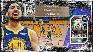 KLAY THOMPSON'16 w/ 115 3pt Rating❗|102ovr SIMULATION SERIES MASTER GAMEPLAY💥|NBALM S4 #068