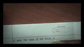 The Super clean handwriting Ever!!