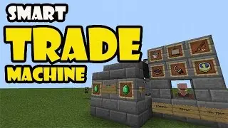 TRADE MACHINE TUTORIAL | Minecraft PE Redstone Creation