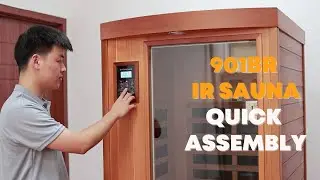 SalusHEAT Sublime-901BR | 1 Person Infrared Sauna in Red Cedar Quick Assembly