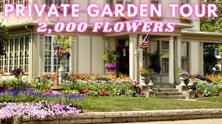 Private Garden Tour: 2,000 Proven Winners Plants and the 🩵 Most Beautiful Home in This Small Town!