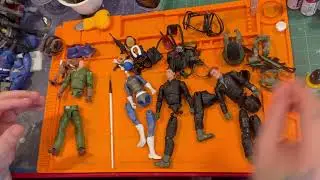 PT1 PAINTING THE DRAGONFLY HASLAB FIGURES INTO TIGER FORCE #gijoe #gijoeclassified #tigerforce