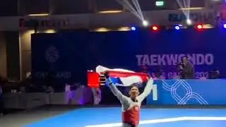 ARYA DS MEDALI EMAS TAEKWONDO SEAGAMES THAILAND 2025