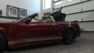 2004 Roush 380R Mustang convertible top operation