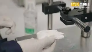 MYK CIJ Ink alcohol resistant test