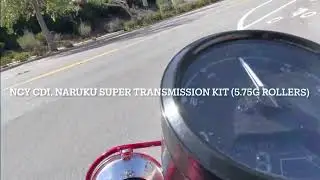 NCY CDI vs Stock Test - Ice Bear Maddog 50cc (ruckus clone)