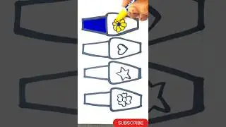 Draw Cute Nail polish ☺️#short#easy#shortfeed