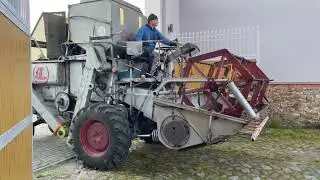 &Uuml;berf&uuml;hrung M&auml;hdrescher Claas SF Bj. 1963
