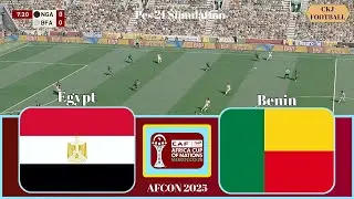 🔴Egypt vs Benin | Africa Cup of Nations Thriller | PES 21 Simulation