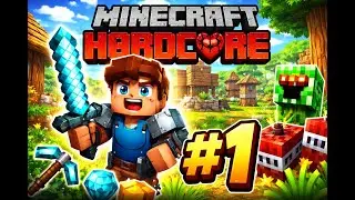 EPISODE 1 HARDCORE MINECRAFT    (EPIC HOUSE LOCATION)