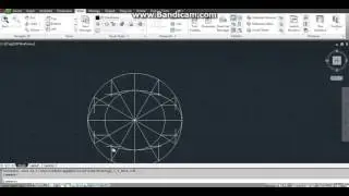 ELLIPSE BY CONCENTRIC CIRCLE METHOD IN AUTO CAD