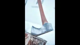 Restoring A Large Felling Axe #shorts