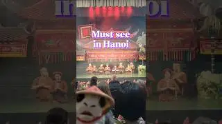 Water Puppet Theatre in Hanoi Vietnam! Must see! Top Attraction!