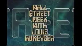1998 Wall Street Week Opening with Louis Rukeyser on PBS 9 KETC St. Louis