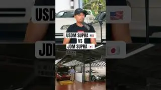 RHD MK4 Supra vs LHD Supra 😳 #shorts