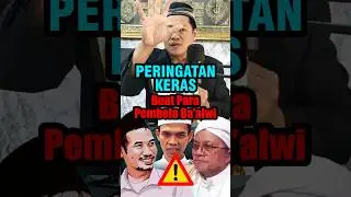 Peringatan Keras untuk Pembela Ba'alwi