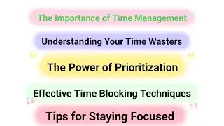 Importance of Time Management #timemanagement #timevalueofmoney #timeisgold #valueoftime #timevalue
