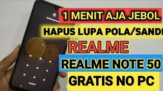Reset Realme note 50 lupa pola atau sandi 