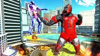 Robot Transforming Gorilla Attack: Gorilla Games (Turbo Dreamz) X Android Gameplay