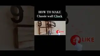 DIY CLASSİC WALL CLOCK. #decoration #clock #fypシ #fyp #fypage #wallclock #diy