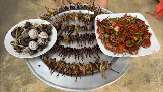 BỮA CƠM GIA ĐÌNH TOÀM MÓN ĐẶC SẢN CÔN TRÙNG - Bùi Văn Trọng