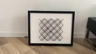 DIY kinetic sculpture - Squares remake