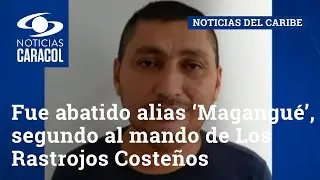 Fue abatido alias &lsquo;Magangu&eacute;&rsquo;, segundo al mando de Los Rastrojos Coste&ntilde;os