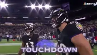 Mark Andrew&rsquo;s scores 11 yard touchdown vs Baltimore Ravens