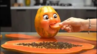 Cute Fruit ASMR 🍓🍍 | Relaxing Visual ASMR with Satisfying Eating Sounds
