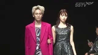 [SSTV] 샤이니 키(SHINee key)-야기 아리사, 패션쇼 런웨이 '다정한 모델 부부~'