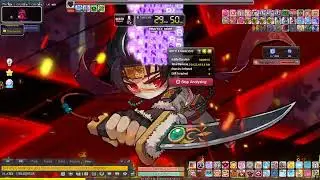 Maplestory GMS Reboot Dual Blade Ascent Skill vs Hard Darknell