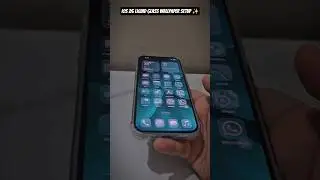 iOS 26 Liquid Glass Wallpaper Setup #ios26