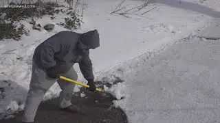 High Point cleans up after winter storm