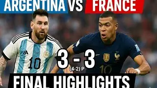 The Greatest World Cup Final Ever | Argentina vs France World Cup 2022 Highlights 4K | Peter Drury