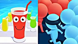 JUICE RUN vs COUNT MASTERS GAMES GAMEPLAY || BHAVYA GAMING LIVE: 12