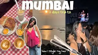 finally MUMBAI vlog ! 2days trip to mumbai, places to visit ! watching Dua lipa live 😭✨