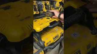 Dewalt&rsquo;s 4 port charger is the BEST! #dewalt tough#tools #carpentry @dewalttv