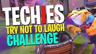 Techies Try Not to Laugh Challenge - DotA 2 Funny Moments