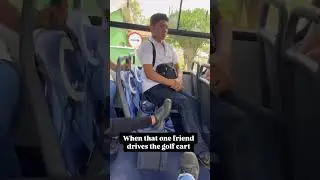 Send this to that one friend who can&rsquo;t drive the golf cart 😂 #golf #golfstagram #golftiktok