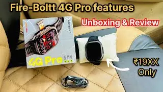 Fire-Boltt 4G Pro Volte Calling Smart Watch TFT Display, 4G SIM GPS, Health, Sports Modes, 400mAh