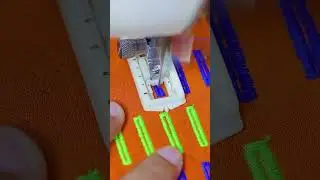 Sewing Buttonholes for Shirts Using Portable Machine #shirtmaking #sewing