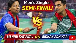 विधान अधिकारी भर्सेस विष्णु कटुवाल ललितपुर मेयर कपको सेमिफाइनलमा सिङ्गल्स तर्फ निकै रोचक खेल