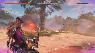Horizon Forbidden West- Tremortusk cannon trial