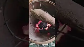 Table Top Barbeque in winter rain... Enjoy the Nature 