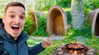 НОЩУВАМ 24 ЧАСА В ХОБИТСКА КЪЩА В ГОРАТА!