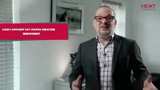 Can I mount my patio heater indoors?