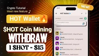 Hot token Mining Project 🔥 ||1$HOT = $15 ||Best Mining Project 2024| অনলাইনে কাজ করে টাকা ইনকাম