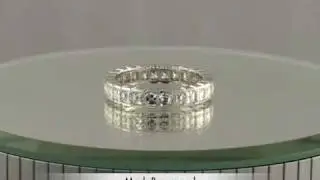 2.35ct Asscher Cut Diamond Eternity Band- Mark Broumand